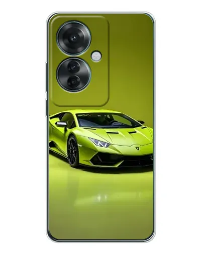 Чехол для OPPO Reno 11F с картинкой «Салатовый Lamborghini Huracan» Чехол для OPPO Reno 11F с картинкой «Салатовый Lamborghini Huracan»