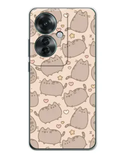 Чехол для OPPO Reno 11F с картинкой «Маленькие Пушины»