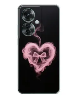 Чехол для OPPO Reno 11F с картинкой «Дымчатое сердце» Чехол для OPPO Reno 11F с картинкой «Дымчатое сердце»