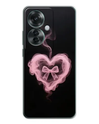 Чехол для OPPO Reno 11F с картинкой «Дымчатое сердце» Чехол для OPPO Reno 11F с картинкой «Дымчатое сердце»