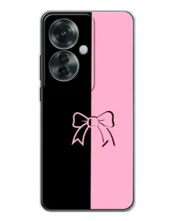 Чехол для OPPO Reno 11F с картинкой «Половинки банта» Чехол для OPPO Reno 11F с картинкой «Половинки банта»