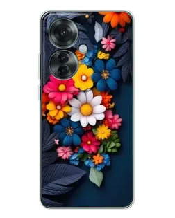 Чехол для OPPO Reno 11F с картинкой «Цветочная феерия» Чехол для OPPO Reno 11F с картинкой «Цветочная феерия»