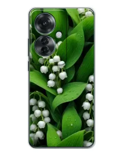 Чехол для OPPO Reno 11F с картинкой «Ландыши в зелени» Чехол для OPPO Reno 11F с картинкой «Ландыши в зелени»
