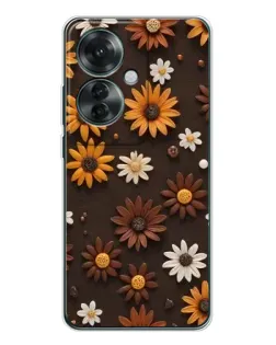 Чехол для OPPO Reno 11F с картинкой «Узор из маленьких подсолнухов» Чехол для OPPO Reno 11F с картинкой «Узор из маленьких подсолнухов»