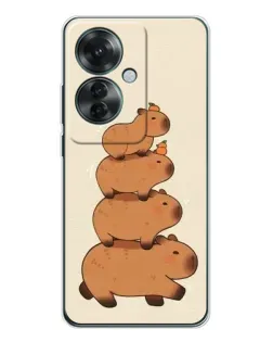 Чехол для OPPO Reno 11F с картинкой «Башня из капибар» Чехол для OPPO Reno 11F с картинкой «Башня из капибар»