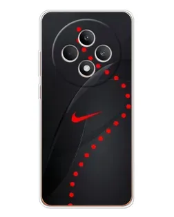 Чехол для OPPO Reno 12 F с картинкой «Абстрактный дизайн Nike»