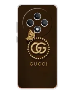 Чехол для OPPO Reno 12 F с картинкой «Gucci — золотая бабочка» Чехол для OPPO Reno 12 F с картинкой «Gucci — золотая бабочка»