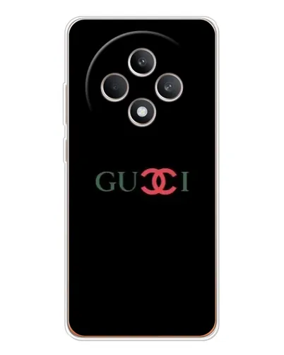 Чехол для OPPO Reno 12 F с картинкой «Gucci — красный градиент»