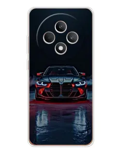 Чехол для OPPO Reno 12 F с картинкой «BMW на мокрой дороге»