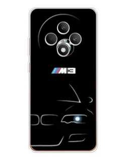 Чехол для OPPO Reno 12 F с картинкой «Минималистичный принт BMW M3»