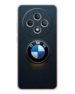 Чехол для OPPO Reno 12 F с картинкой «Логотип BMW — минимализм»