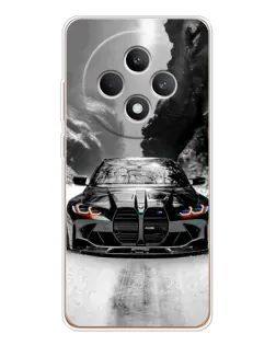 Чехол для OPPO Reno 12 F с картинкой «BMW — акварельный дрифт»