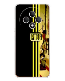 Чехол для OPPO Reno 12 F с картинкой «PUBG — камуфляжный шлем»