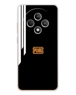 Чехол для OPPO Reno 12 F с картинкой «PUBG — вертикальные линии»