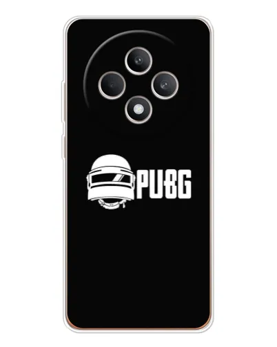 Чехол для OPPO Reno 12 F с картинкой «PUBG — классический лого»