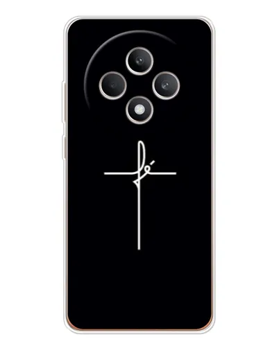 Чехол для OPPO Reno 12 F с картинкой «Тонкий крест» Чехол для OPPO Reno 12 F с картинкой «Тонкий крест»