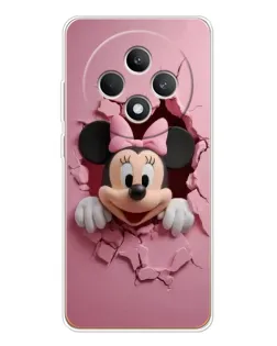 Чехол для OPPO Reno 12 F с картинкой «Минни сквозь стену»