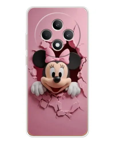 Чехол для OPPO Reno 12 F с картинкой «Минни сквозь стену»