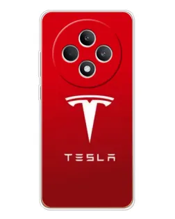 Чохол для OPPO Reno 12 F з картинкою «Tesla Red Classic»
