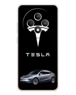 Чохол для OPPO Reno 12 F з картинкою «Tesla Model Y»
