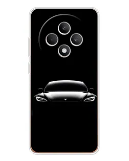 Чохол для OPPO Reno 12 F з картинкою «Фари Tesla Night»
