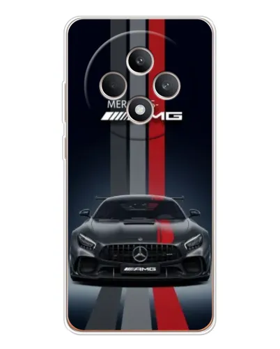 Чехол для OPPO Reno 12 F с картинкой «Mercedes — белый карбон» Чехол для OPPO Reno 12 F с картинкой «Mercedes — белый карбон»