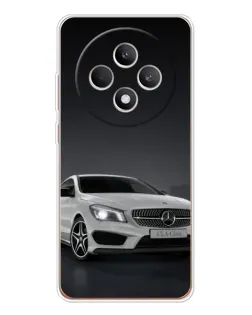 Чехол для OPPO Reno 12 F с картинкой «Mercedes AMG GT Silver»