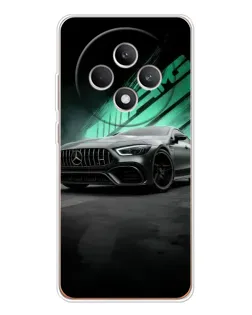 Чехол для OPPO Reno 12 F с картинкой «Темный Mercedes AMG»