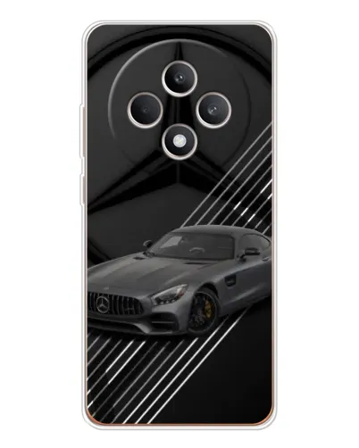 Чехол для OPPO Reno 12 F с картинкой «Mercedes AMG — графика» Чехол для OPPO Reno 12 F с картинкой «Mercedes AMG — графика»