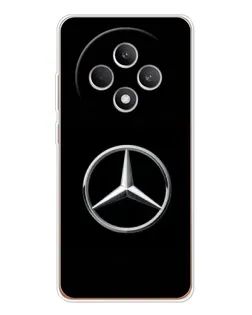 Чехол для OPPO Reno 12 F с картинкой «Mercedes классический лого»