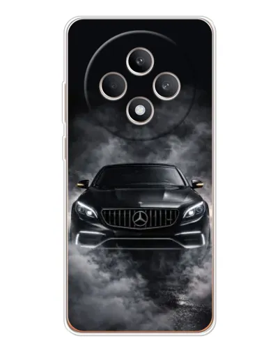 Чехол для OPPO Reno 12 F с картинкой «Mercedes в дыму» Чехол для OPPO Reno 12 F с картинкой «Mercedes в дыму»