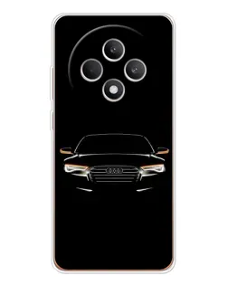 Чехол для OPPO Reno 12 F с картинкой «Audi — ночной контур» Чехол для OPPO Reno 12 F с картинкой «Audi — ночной контур»
