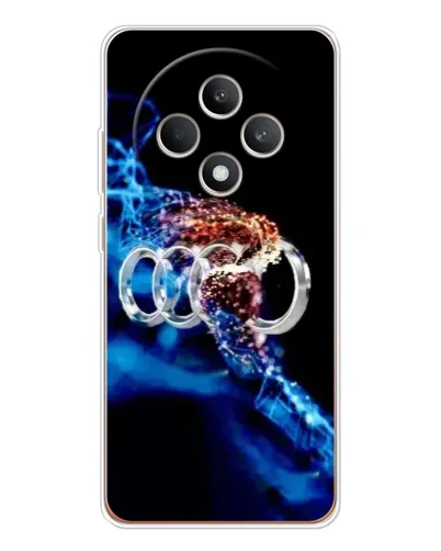Чехол для OPPO Reno 12 F с картинкой «Энергия лого Audi» Чехол для OPPO Reno 12 F с картинкой «Энергия лого Audi»