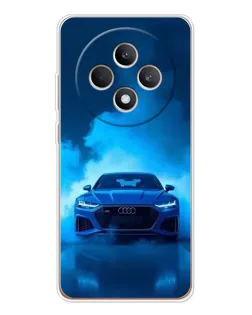 Чехол для OPPO Reno 12 F с картинкой «Audi — голубая энергия» Чехол для OPPO Reno 12 F с картинкой «Audi — голубая энергия»