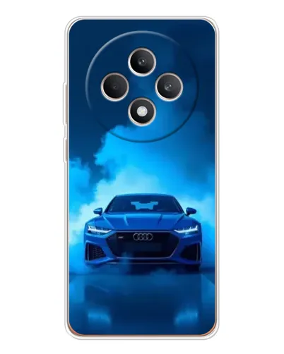 Чехол для OPPO Reno 12 F с картинкой «Audi — голубая энергия» Чехол для OPPO Reno 12 F с картинкой «Audi — голубая энергия»