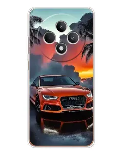 Чехол для OPPO Reno 12 F с картинкой «Audi — закат» Чехол для OPPO Reno 12 F с картинкой «Audi — закат»
