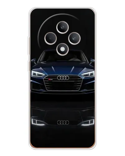 Чехол для OPPO Reno 12 F с картинкой «Audi — ночное отражение» Чехол для OPPO Reno 12 F с картинкой «Audi — ночное отражение»