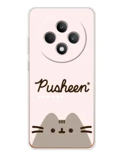 Чехол для OPPO Reno 12 F с картинкой «Pusheen логотип» Чехол для OPPO Reno 12 F с картинкой «Pusheen логотип»