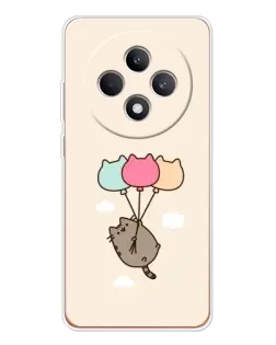 Чехол для OPPO Reno 12 F с картинкой «Пушин на шариках» Чехол для OPPO Reno 12 F с картинкой «Пушин на шариках»