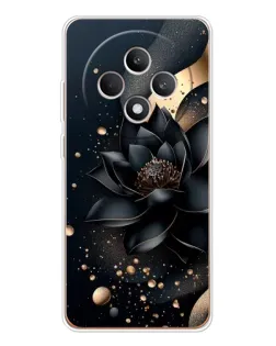 Чехол для OPPO Reno 12 F с картинкой «Черный лотос» Чехол для OPPO Reno 12 F с картинкой «Черный лотос»
