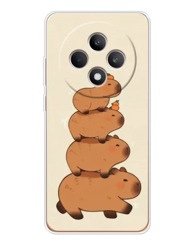 Чехол для OPPO Reno 12 F с картинкой «Башня из капибар» Чехол для OPPO Reno 12 F с картинкой «Башня из капибар»
