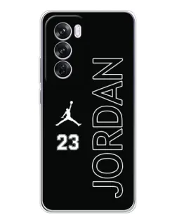 Чехол для OPPO Reno 12 Pro с картинкой «Jordan Vertical»