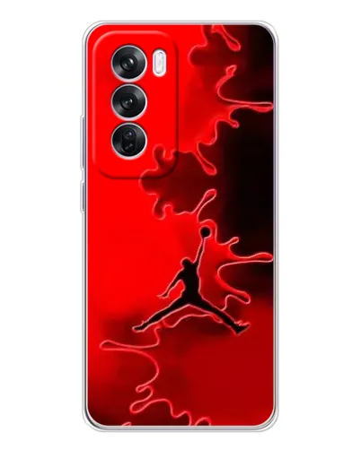 Чехол для OPPO Reno 12 Pro с картинкой «Jordan Red Smoke» Чехол для OPPO Reno 12 Pro с картинкой «Jordan Red Smoke»