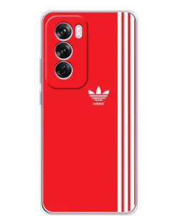 Чехол для OPPO Reno 12 Pro с картинкой «Красный минимализм Adidas» Чехол для OPPO Reno 12 Pro с картинкой «Красный минимализм Adidas»