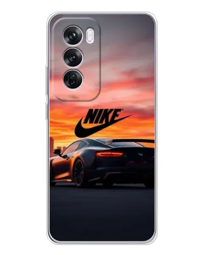 Чехол для OPPO Reno 12 Pro с картинкой «Nike и суперкар» Чехол для OPPO Reno 12 Pro с картинкой «Nike и суперкар»