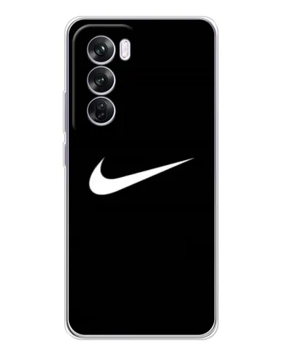 Чехол для OPPO Reno 12 Pro с картинкой «Минималистический Найк» Чехол для OPPO Reno 12 Pro с картинкой «Минималистический Найк»