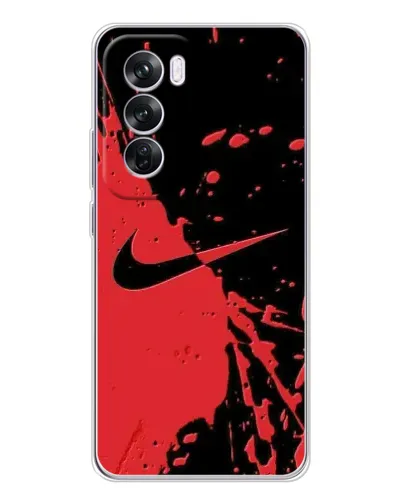 Чехол для OPPO Reno 12 Pro с картинкой «Красные брызги Nike» Чехол для OPPO Reno 12 Pro с картинкой «Красные брызги Nike»