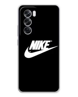 Чехол для OPPO Reno 12 Pro с картинкой «Мазки краски Nike»