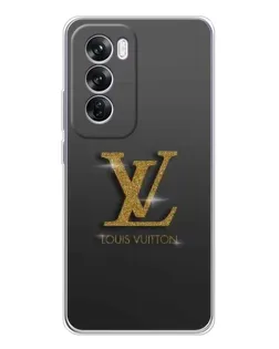 Чехол для OPPO Reno 12 Pro с картинкой «Градиент Louis Vuitton»