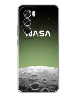 Чехол для OPPO Reno 12 Pro с картинкой «NASA — лунный градиент»
